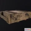 1529092 - PBR Game 3D Models - Dirty Soviet ammunition crate 3D Max