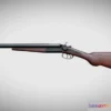 1529104 - PBR Game 3D Models - Double Barrel Shotgun 3D Max