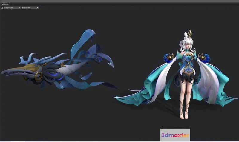 1529106 - PBR Game 3D Models - Dragon mother 3D Max