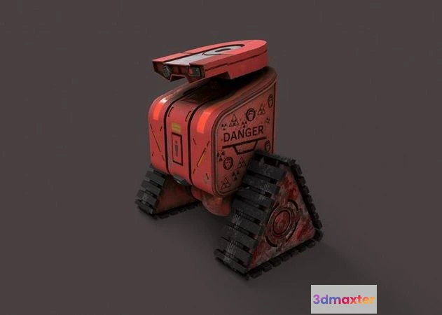 1529108 - PBR Game 3D Models - Droid V2 3D Max