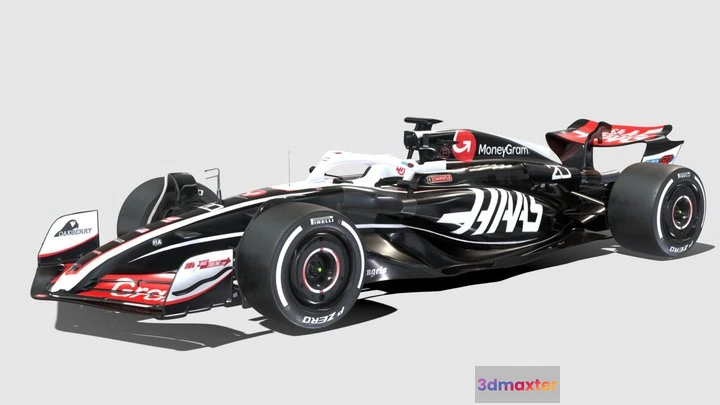 1529130 - PBR Game 3D Models - F1 HAAS VF 24 2024 3D Max