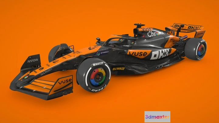 1529136 - PBR Game 3D Models - F1 Mclaren MCL38 3D Max