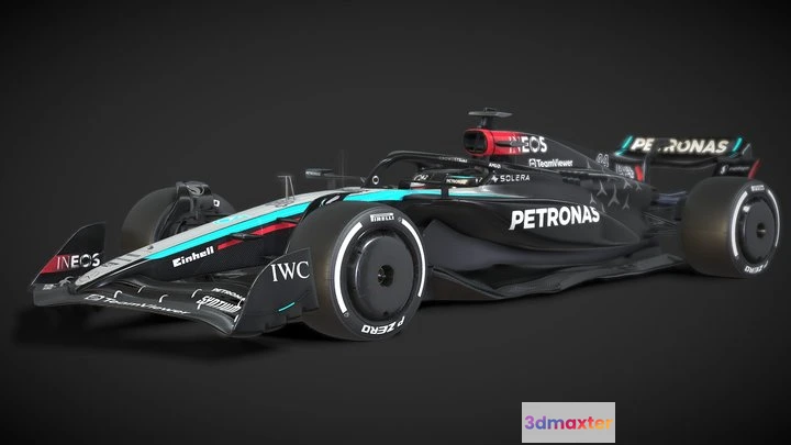 1529138 - PBR Game 3D Models - F1 Mercedes W 15 2024 3D Max