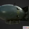 1529148 - PBR Game 3D Models - Fat Man - Nuclear Bomb 3D Max