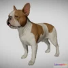 1529162 - PBR Game 3D Models - French Bulldog 3D Max