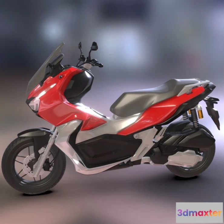 1529200 - PBR Game 3D Models - Honda Adv150 3D Max