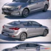 1529228 - PBR Game 3D Models - Hyundai Elantra 2019 3D Max