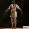 1529240 - PBR Game 3D Models - Jedi clothing 3D Max