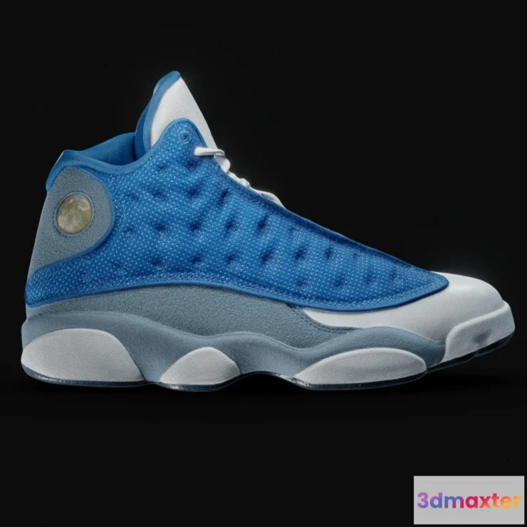 1529242 - PBR Game 3D Models - Jordan 13 Retro Flint 3D Max