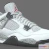 1529248 - PBR Game 3D Models - Jordan 4 Retro White Cement 3D Max