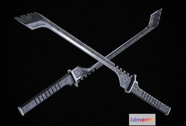 1529254 - PBR Game 3D Models - Katana V2 Sword 3D Max