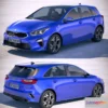 1529258 - PBR Game 3D Models - Kia Ceed 2019 3D Max