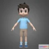 1529270 - PBR Game 3D Models - Kid Boy Child 3D Max