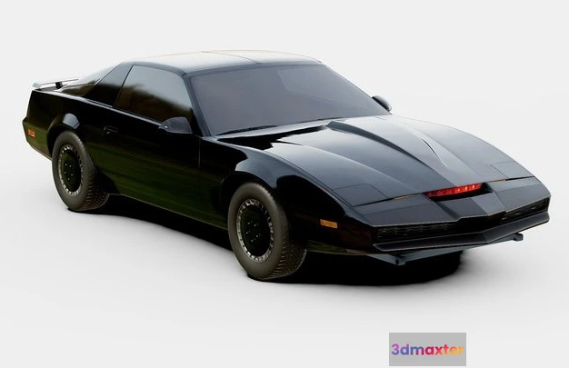 1529274 - PBR Game 3D Models - Knight Rider KITT (Supercar) 3D Max