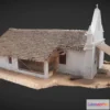 1529304 - PBR Game 3D Models - Lumber Chapel 3D Max