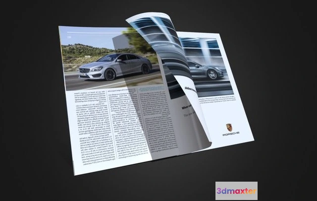 1529310 - PBR Game 3D Models - Magazine Opening Animated 3D Max