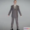 1529316 - PBR Game 3D Models - Man In Suit Ready For Animation 354 3D Max