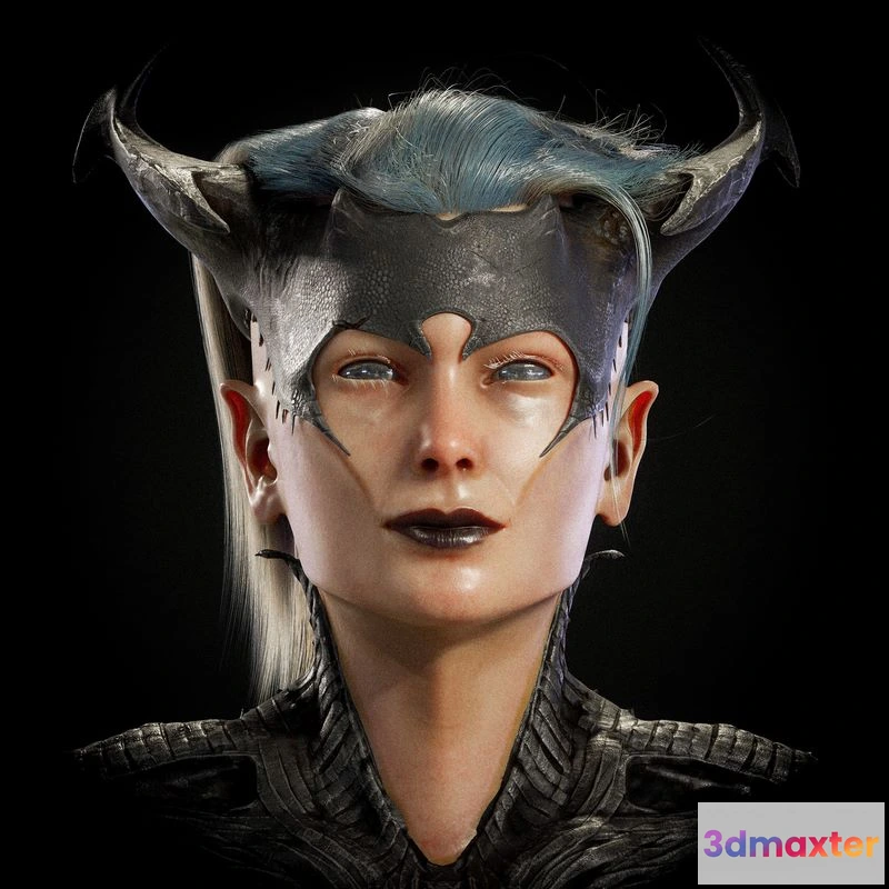 1529326 - PBR Game 3D Models - Melisa Queen Character 3D Max