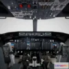 1529328 - PBR Game 3D Models - (Boeing 737) Airplane Cockpit 3D Max