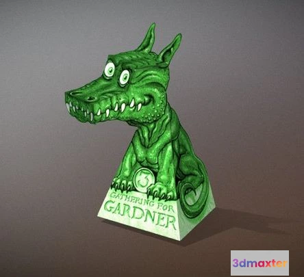 1529332 - PBR Game 3D Models - 3D Paper Dragon Illusion 3D Max