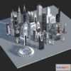 1529334 - PBR Game 3D Models - 3D World Skyscrapers_FBX 3D Max