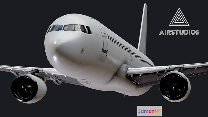 1529340 - PBR Game 3D Models - Airbus A320 Airplane (Highly Detailed) 3D Max