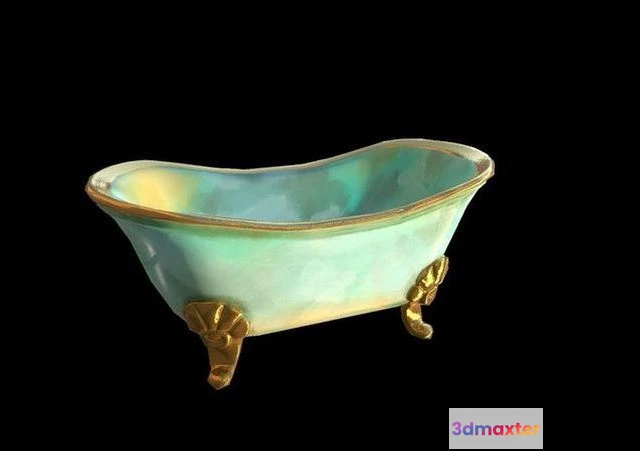 1529368 - PBR Game 3D Models - Bathtub Stylized 3D Max