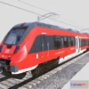 1529394 - PBR Game 3D Models - Bombardier TALENT Train Regodb Rigged&Animated 3D Max
