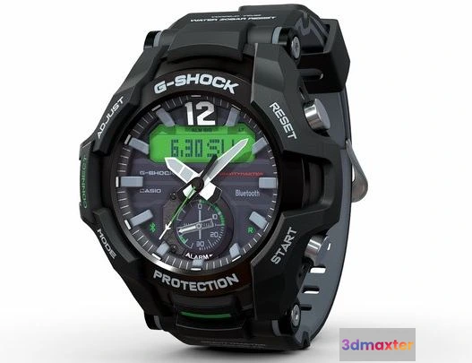 1529408 - PBR Game 3D Models - CASIO G SHOCK 3D Max