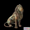 1529512 - PBR Game 3D Models - Lion Statue 3D Max