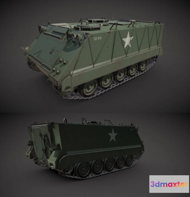 1529522 - PBR Game 3D Models - M113 - APC 3D Max