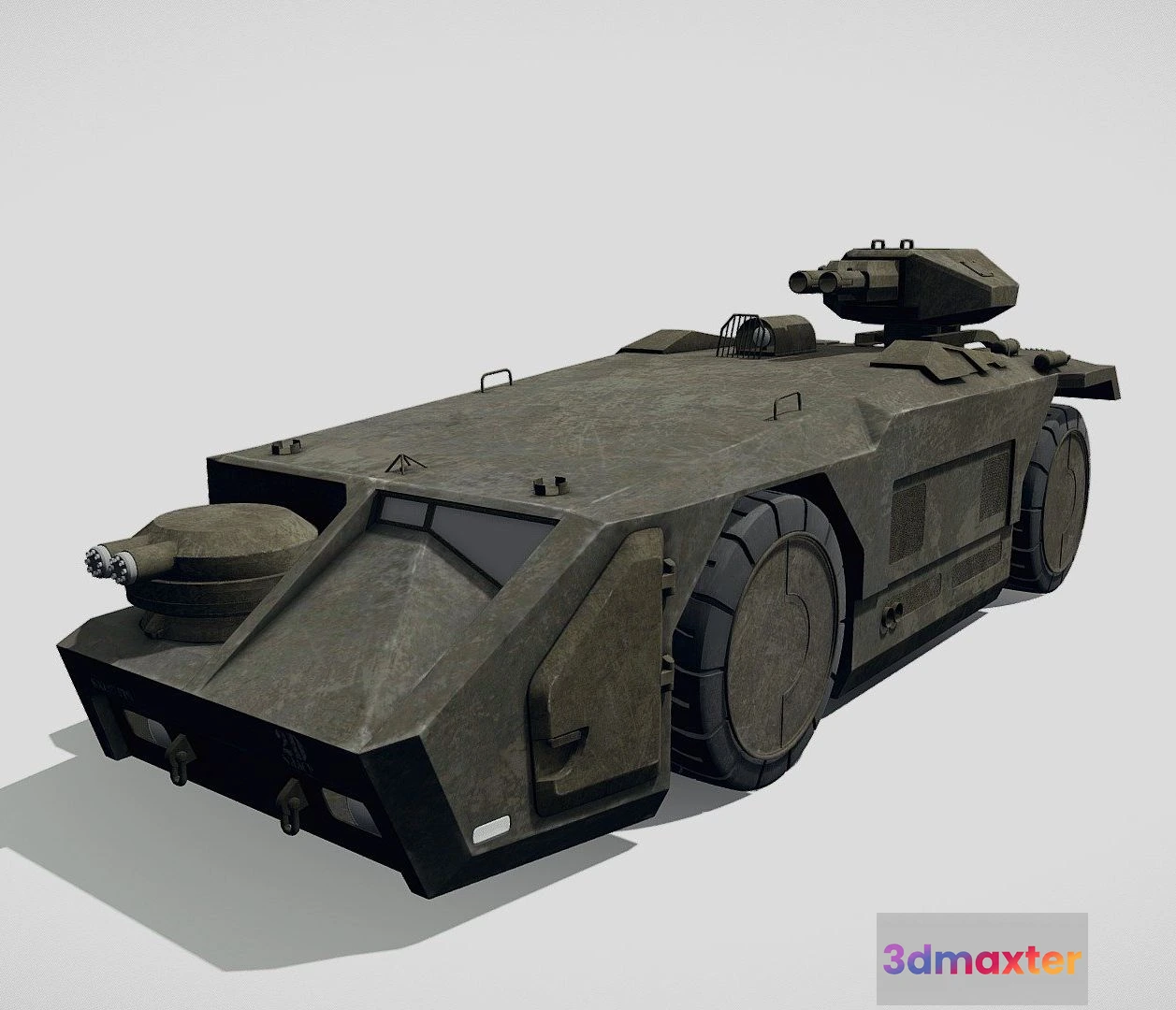 1529536 - PBR Game 3D Models - M577 Armored Personel Carrier Apc 3D Max