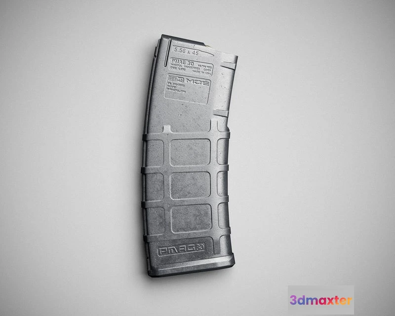 1529540 - PBR Game 3D Models - Magpul AR PMAG Gen2 3D Max