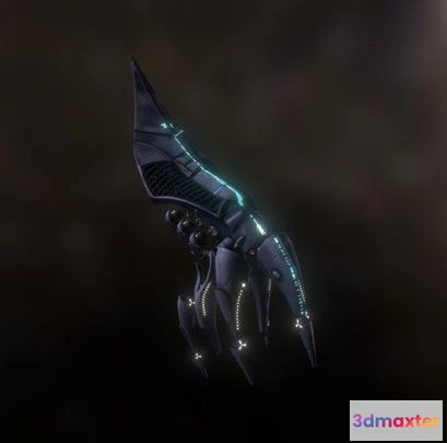 1529610 - PBR Game 3D Models - Mass Effect   Sovereign Reaper 3D Max