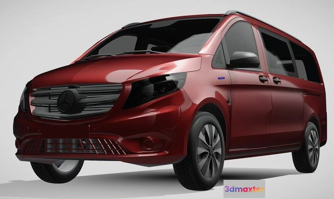 1529672 - PBR Game 3D Models - Mercedes Benz E Vito Tourer 2021 3D Max