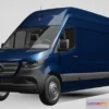 1529674 - PBR Game 3D Models - Mercedes Benz Sprinter Panel Van L4H3 RWD 2019 3D Max