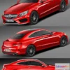 1529682 - PBR Game 3D Models - Mercedes-Benz C-class Coupe 2017 3D Max