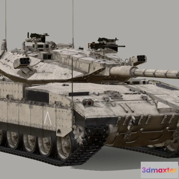 1529696 - PBR Game 3D Models - Merkava Mk2d 3D Max