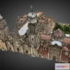1529700 - PBR Game 3D Models - Mexico City Metropolitan Cathedral 3D Max