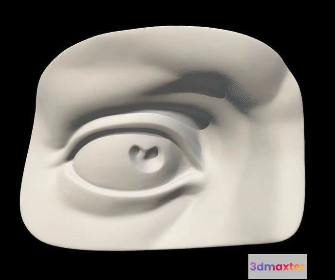 1529702 - PBR Game 3D Models - Michelangelo Davids Eye 3D Scan 3D Max