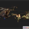 1529712 - PBR Game 3D Models - Military Helicopter 3D Max