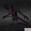 1529720 - PBR Game 3D Models - Minimate Alien Queen 3D Max
