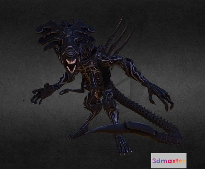 1529720 - PBR Game 3D Models - Minimate Alien Queen 3D Max