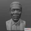 1529732 - PBR Game 3D Models - Morgan Freeman Bust For 3D Printing 3D Max