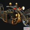 1529740 - PBR Game 3D Models - Motorcycle steampunk 3D Max