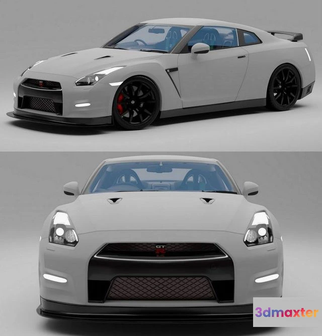 1529766 - PBR Game 3D Models - NISSAN GTR 3D Max