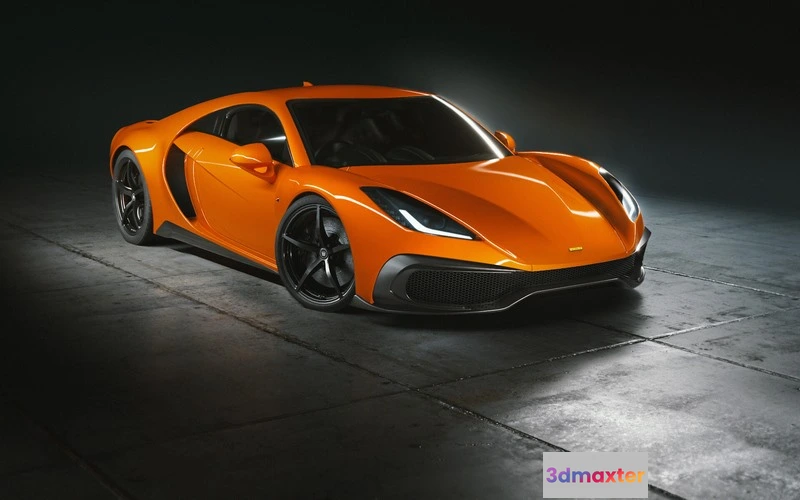 1529774 - PBR Game 3D Models - Noble m500 supercar 3D Max