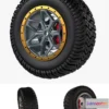 1529782 - PBR Game 3D Models - Off Road Tires 3D Max