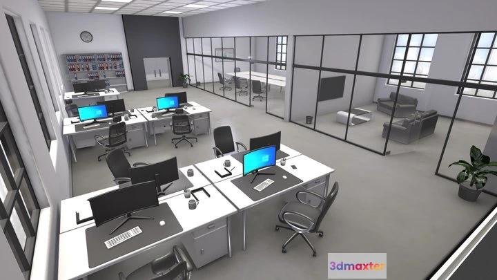 1529784 - PBR Game 3D Models - Office 3D Max