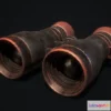 1529788 - PBR Game 3D Models - Old Binoculars 3D Max